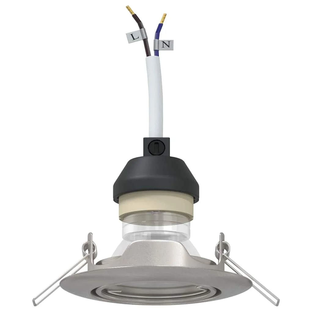 Bodové svetlo 24 pcs Strieborná 9 x 9 x 2.5 cm Kov