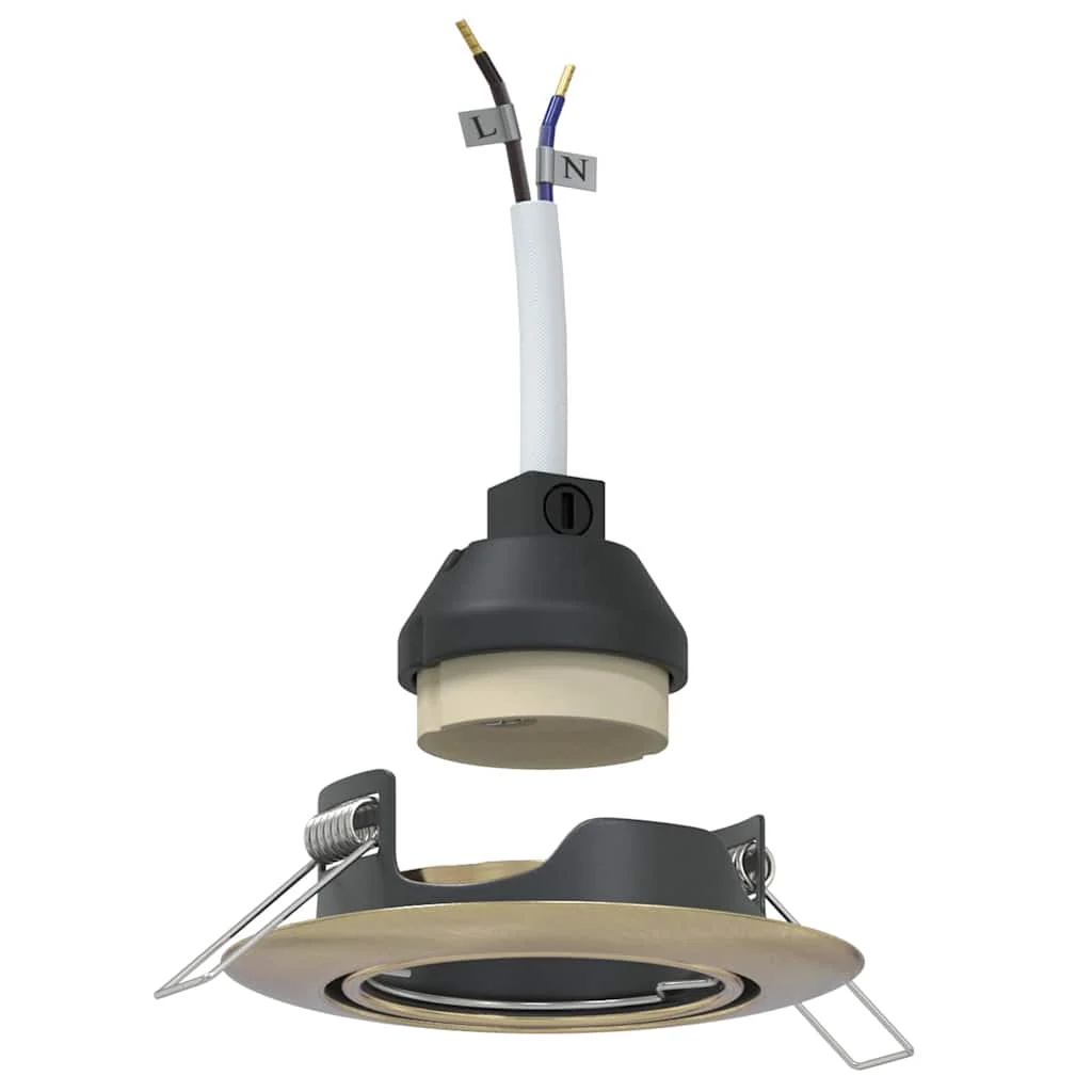 Bodové svetlo 24 pcs Mosadzná 9 x 9 x 2.5 cm Kov