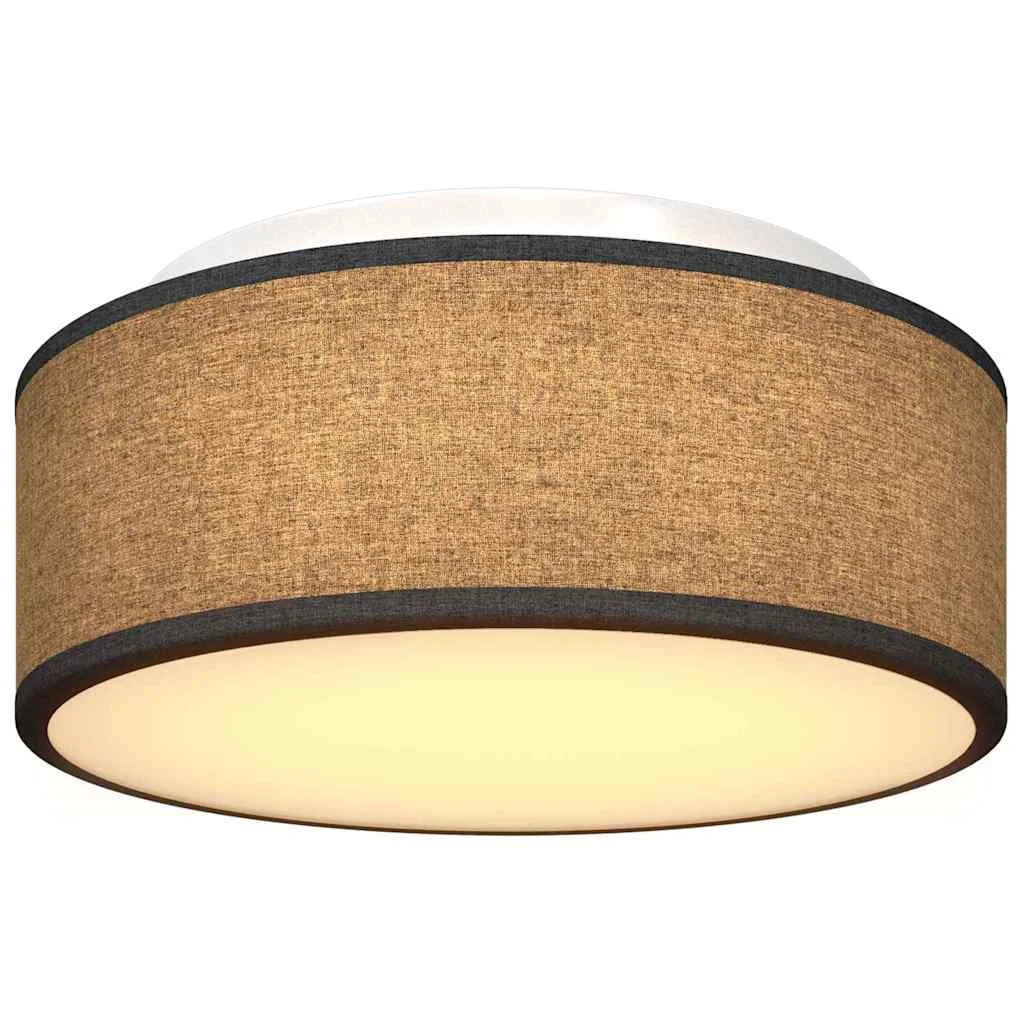 Stropná lampa Čierna 30 x 13.5 cm látka