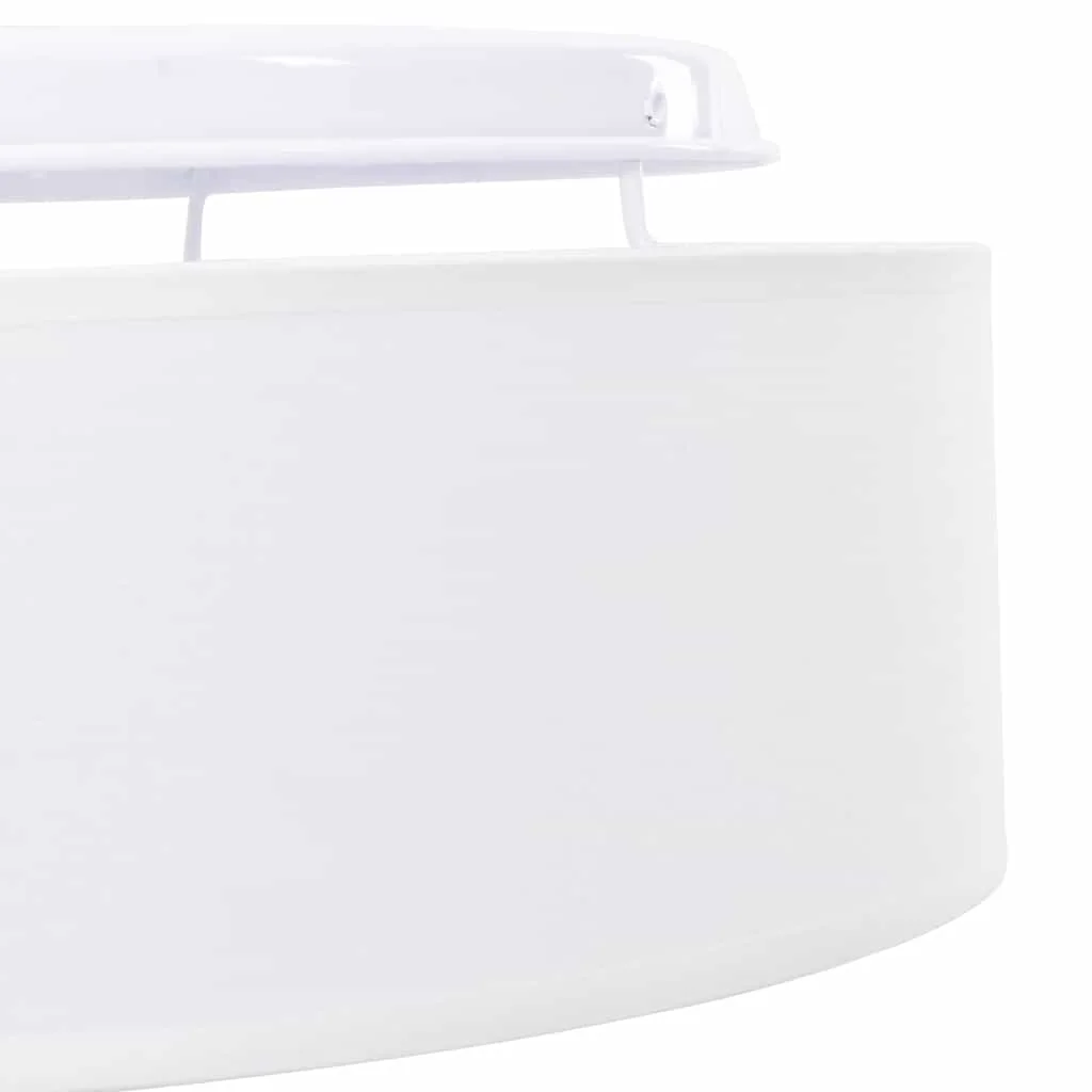 Stropná lampa Biela 30 x 13.5 cm látka