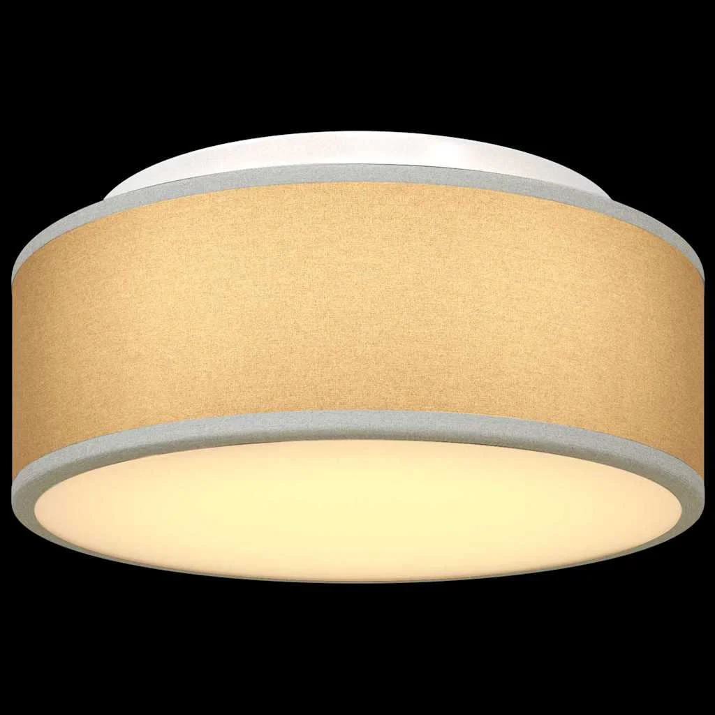 Stropná lampa Sivá 30 x 13.5 cm látka