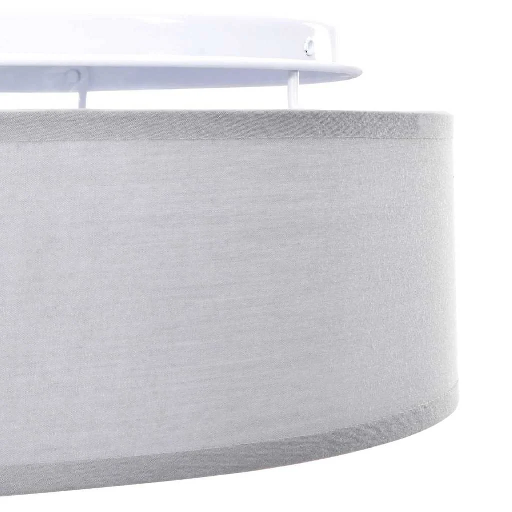 Stropná lampa Sivá 38 x 13.5 cm látka
