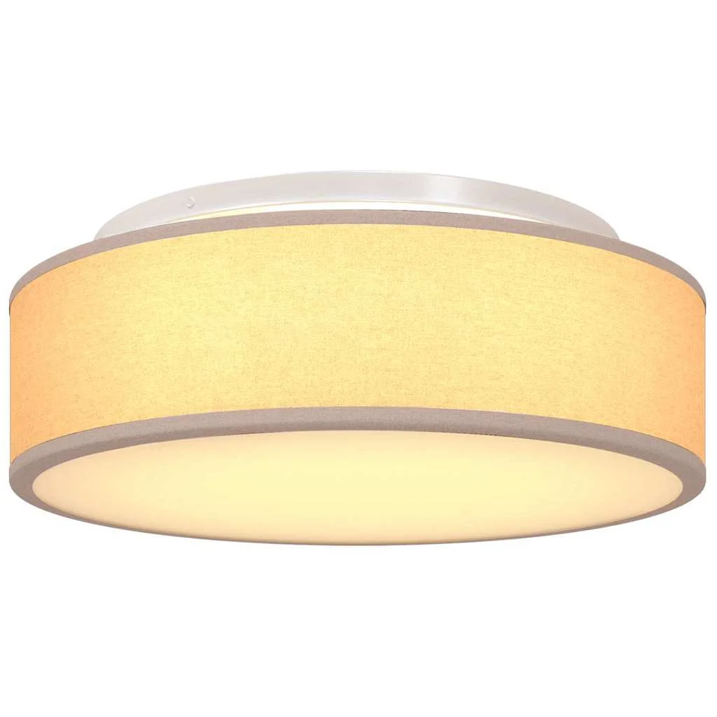 Stropná lampa Sivohnedá 38 x 13.5 cm látka