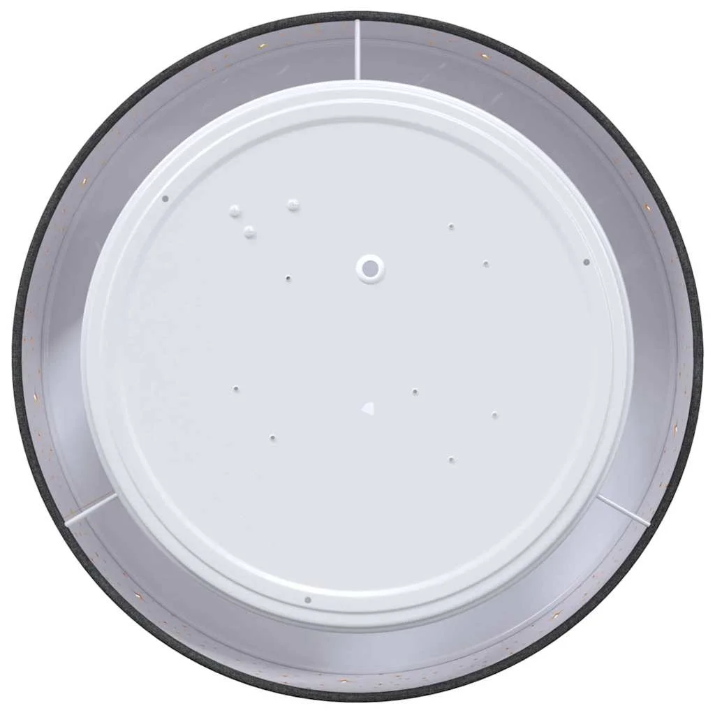 Stropná lampa Čierna 30 x 13.5 cm látka