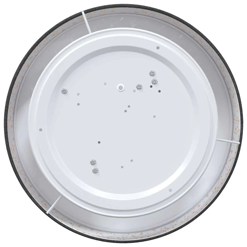 Stropná lampa Čierna 38 x 13.5 cm látka