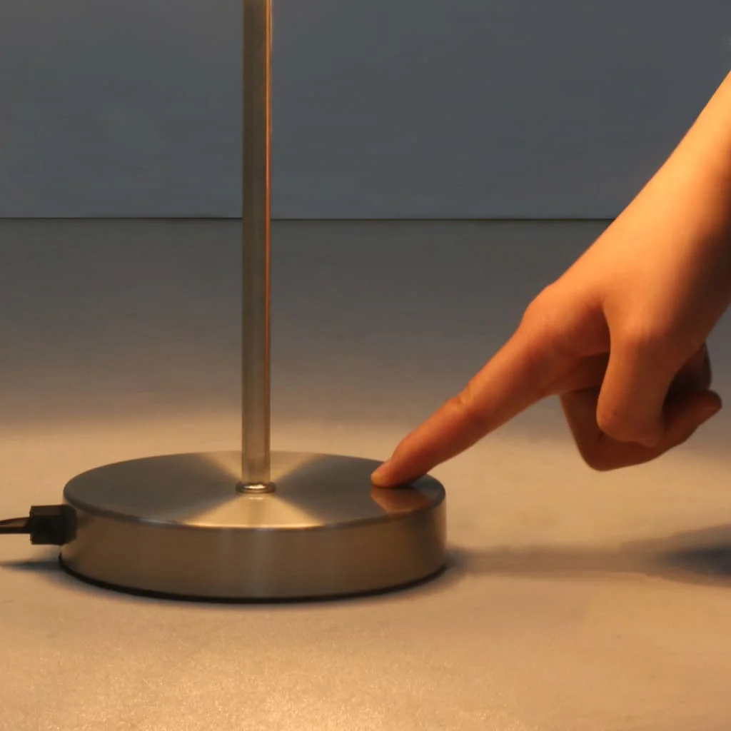 Stolové lampy 2 ks dotykové tlačidlo biele E14