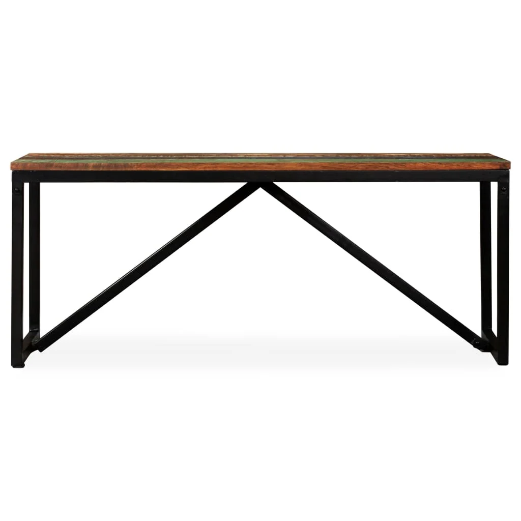 Lavička, recyklovaný masív 110x35x45 cm
