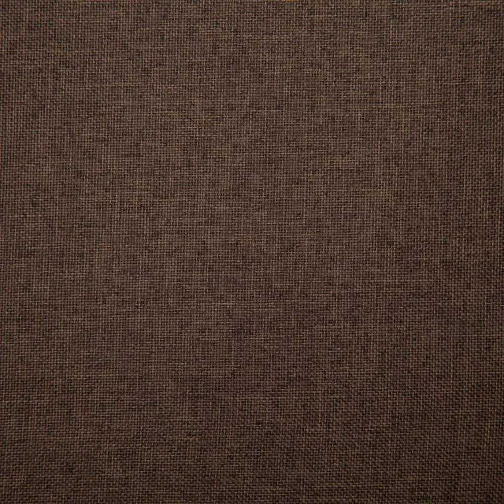Lavica 139,5 cm hnedá polyester
