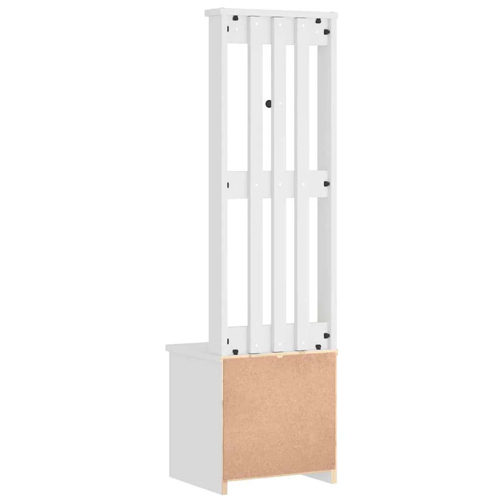 Halový strom SANDNES biela 45x40x159,5 cm masívna borovica