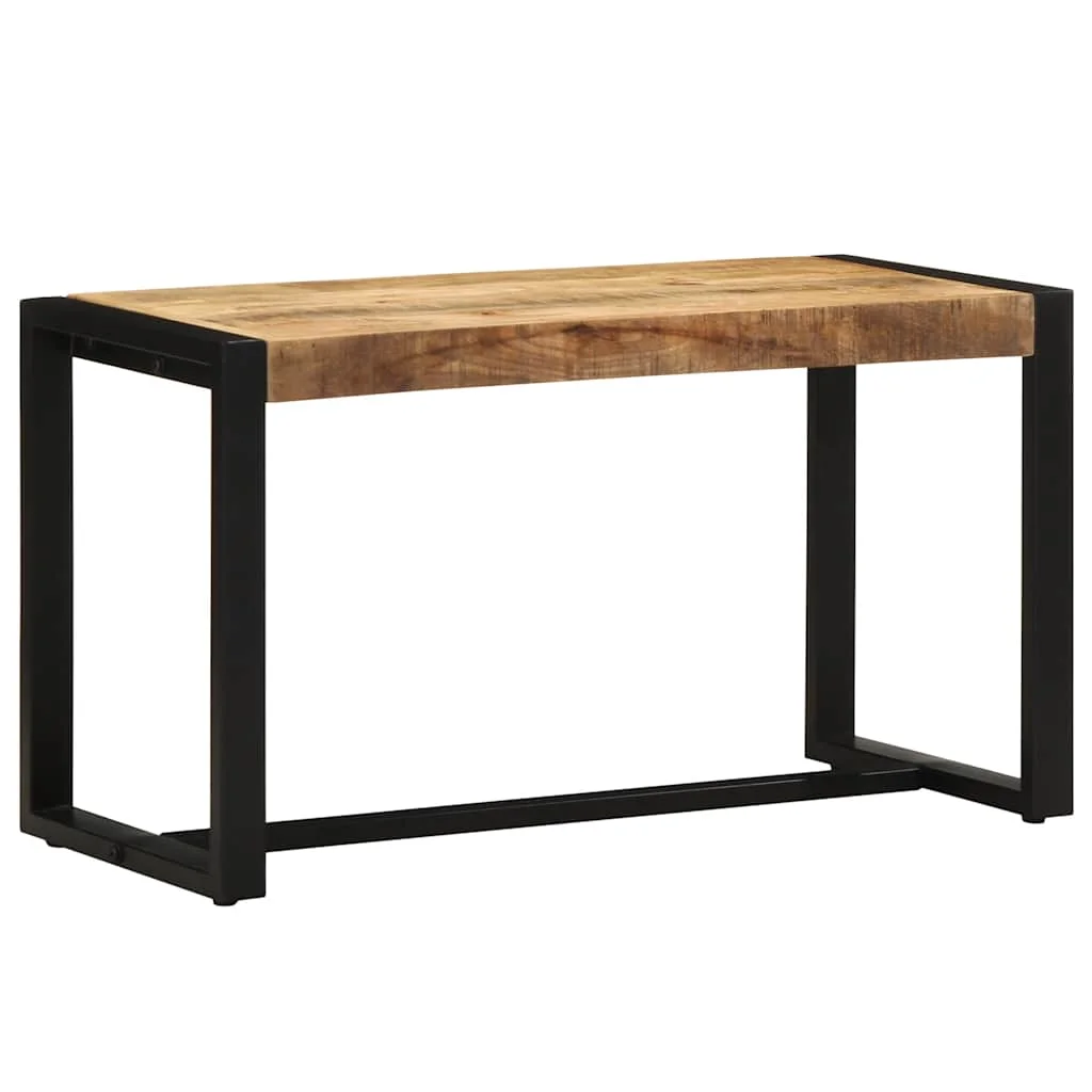 Lavica 80x35x45 cm Masívne hrubé drevo Mango