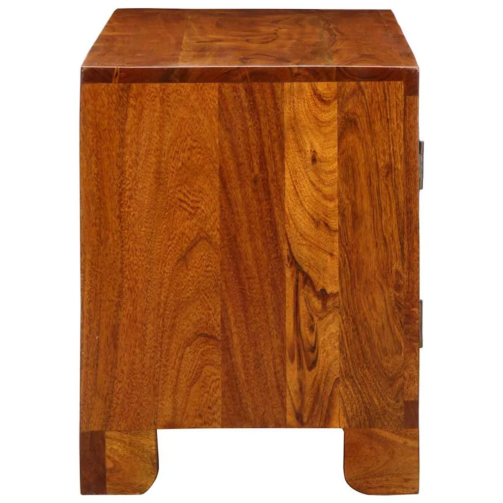 Lavička na topánky s úložiskom Medová hnedá 100 x 35 x 45 cm