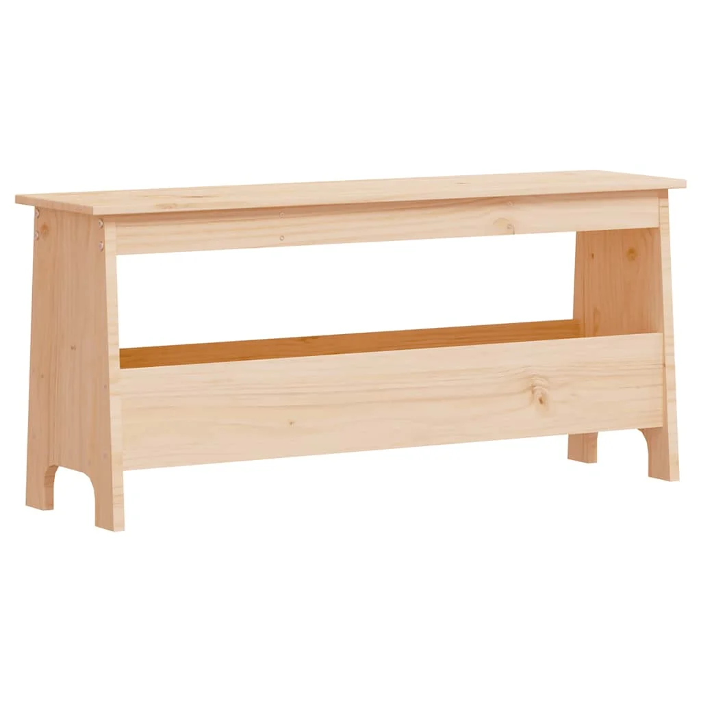 Lavica do predsiene 100x28x45 cm masívne borovicové drevo