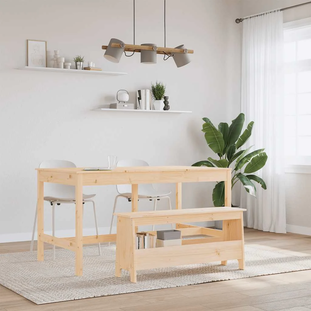 Lavica do predsiene 100x28x45 cm masívne borovicové drevo