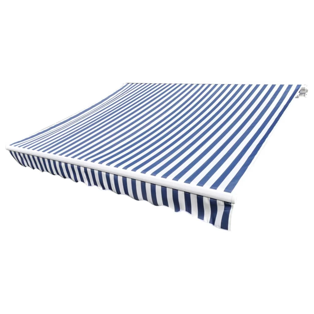 Tieniaca plachta na markízu, modro biela 3x2,5 m (bez rámu)