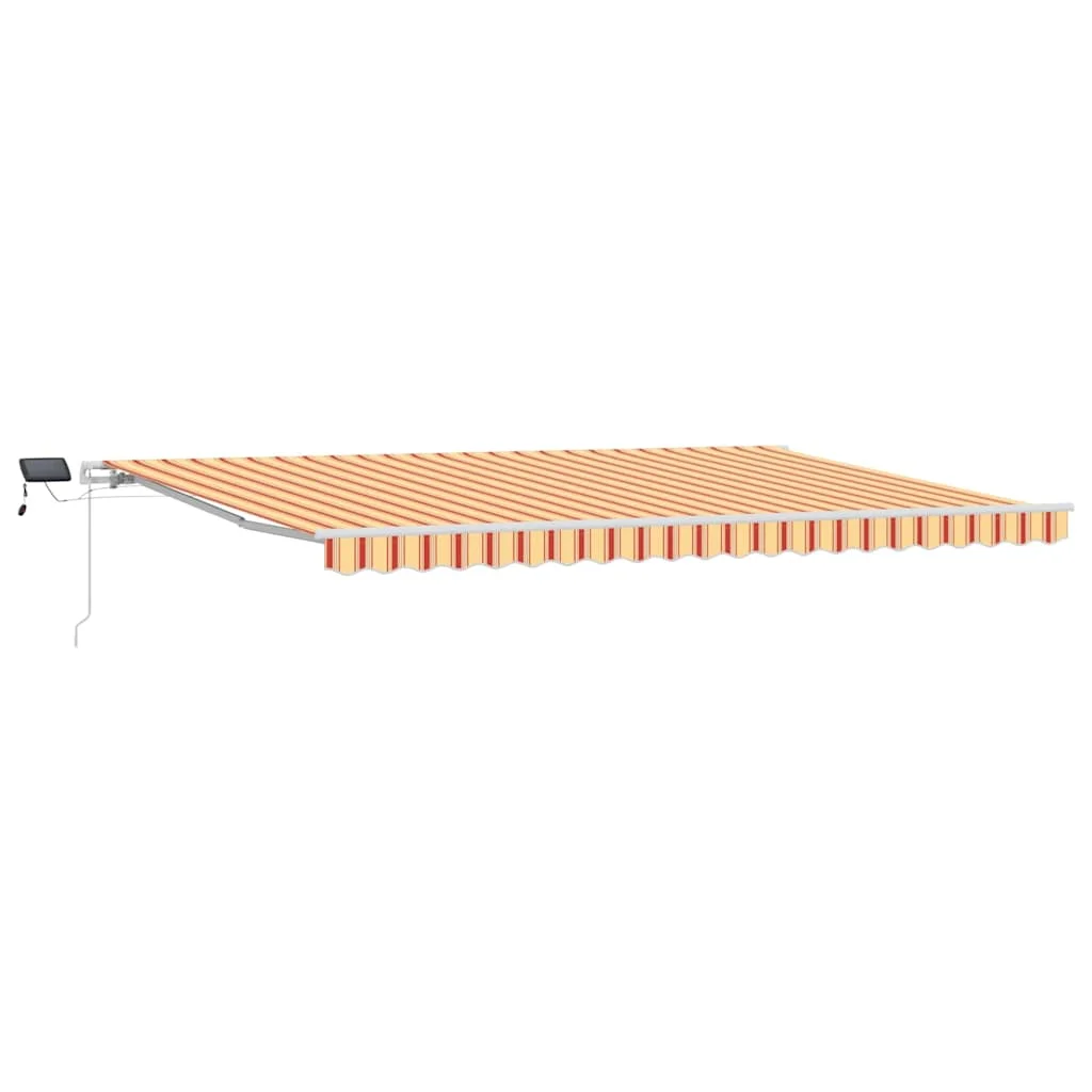 Zatemniteľná markíza Žltá a oranžová 500 × 350 cm