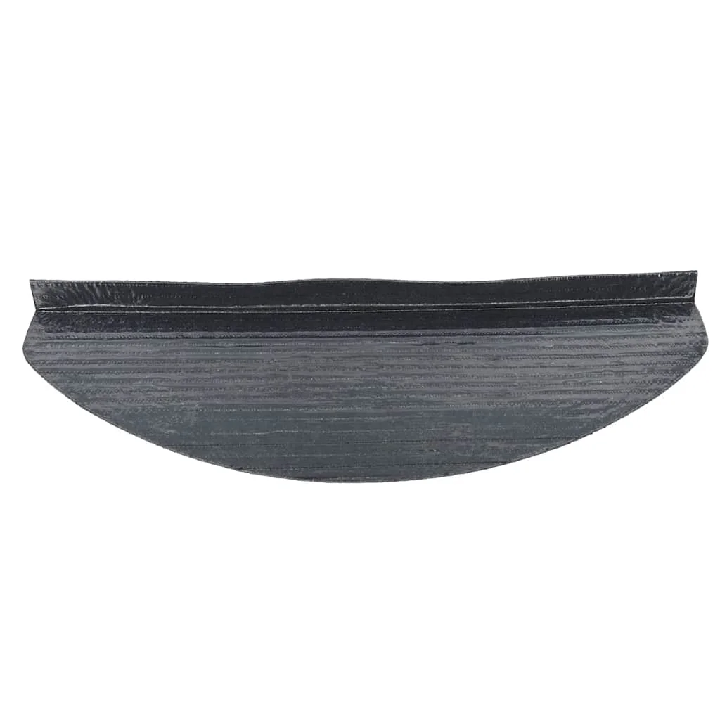 Samolepiace nášľapy na schody 15 ks 65x22,5x3,5 cm sivé