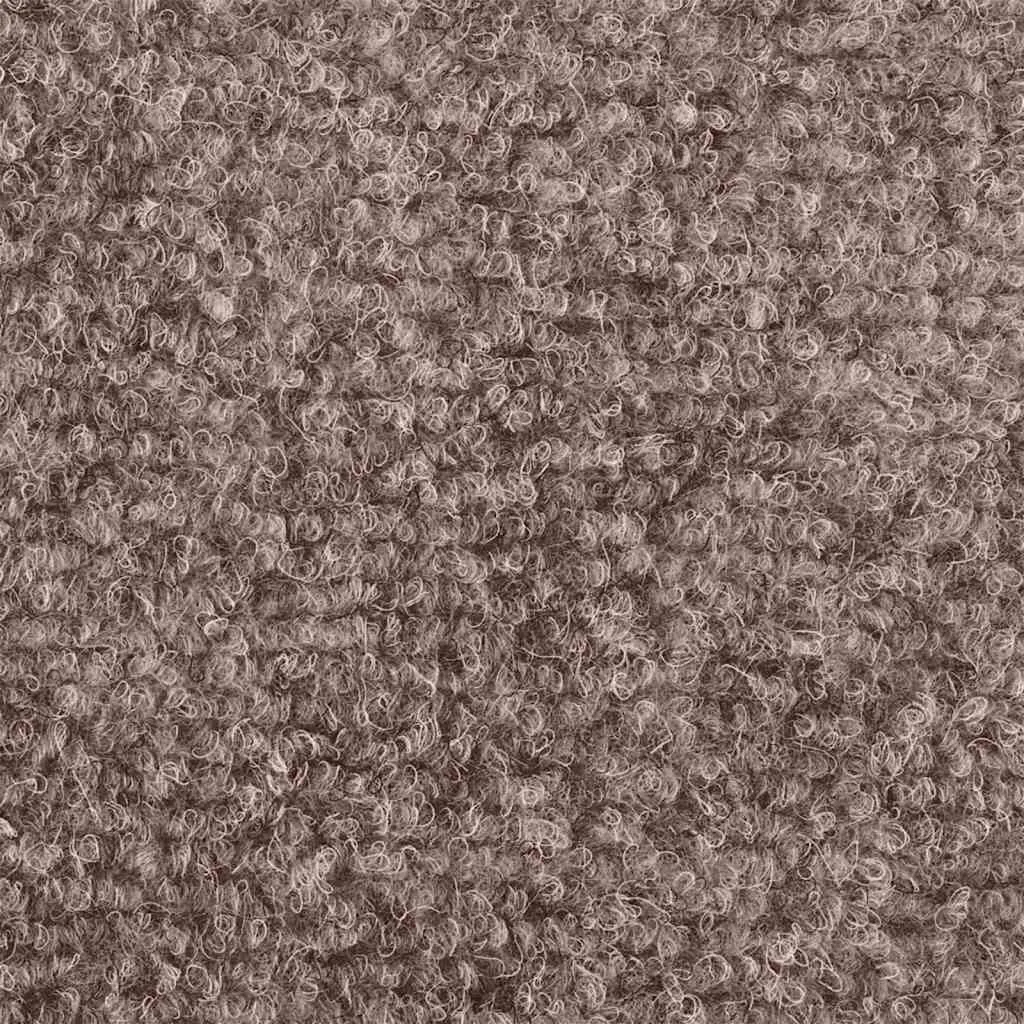 Schodové rohože, samolepiace, 5 ks, 65x21x4 cm, svetlohnedé, polkruhové, veľké