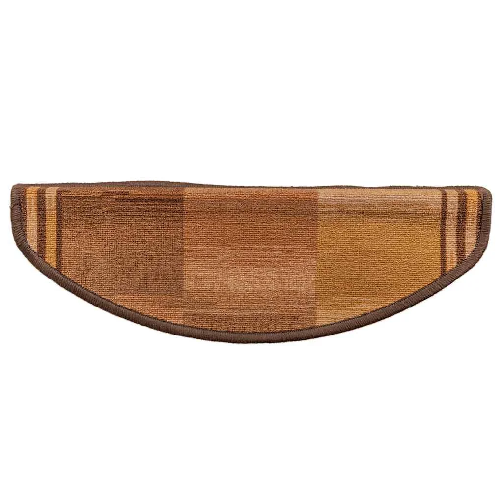 Nášľapy na schody samolepiace 10 ks 65x21x4 cm hnedé