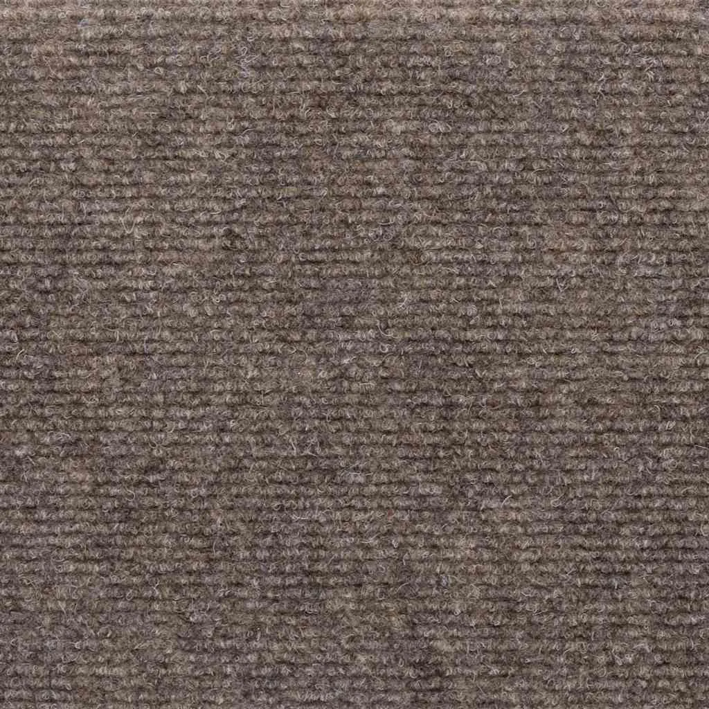 Schodové rohože, samolepiace, 15 ks, 65x21x4 cm, béžové, s obdĺžnikovým okrajom