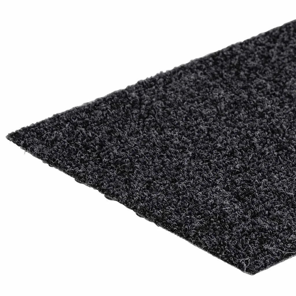 Schodové rohože, samolepiace, 30 ks, 76x20 cm, sivé, obdĺžnikové