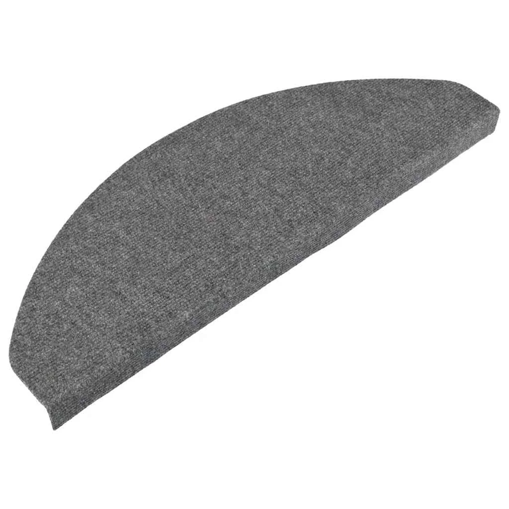 Nášľapy na schody samolepiace 30 ks sivé 65x22,5x3,5 cm