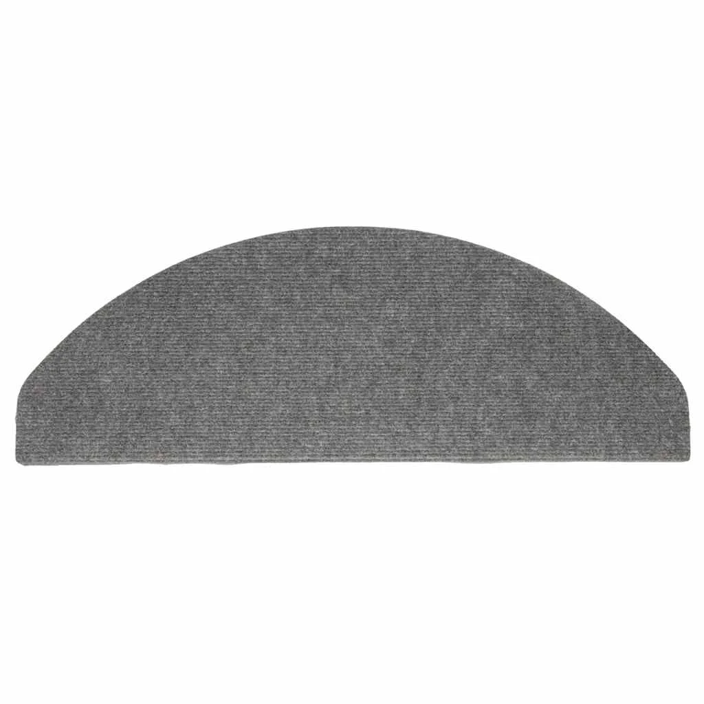 Nášľapy na schody samolepiace 30 ks sivé 65x22,5x3,5 cm