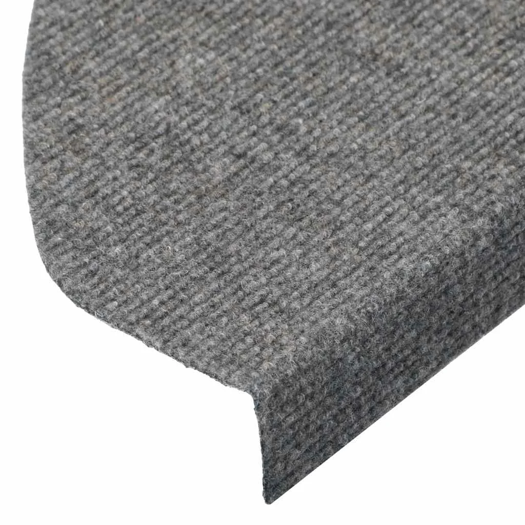 Nášľapy na schody samolepiace 30 ks sivé 65x22,5x3,5 cm