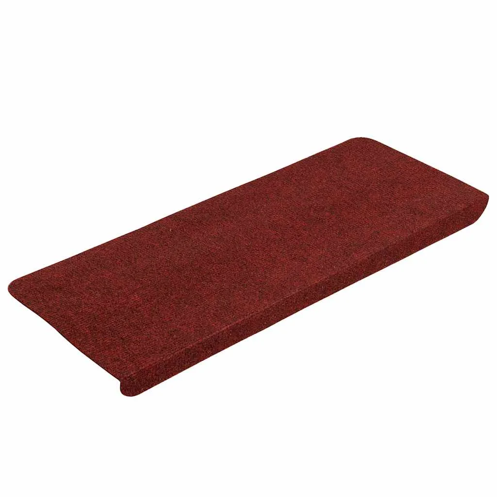 Nášľapy na schody samolepiace 30 ks červené 65x22,5x3,5 cm