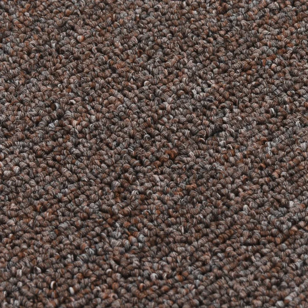 Protišmykové nášľapy na schody 15 ks, 75x20 cm, hnedé, obdĺžnik