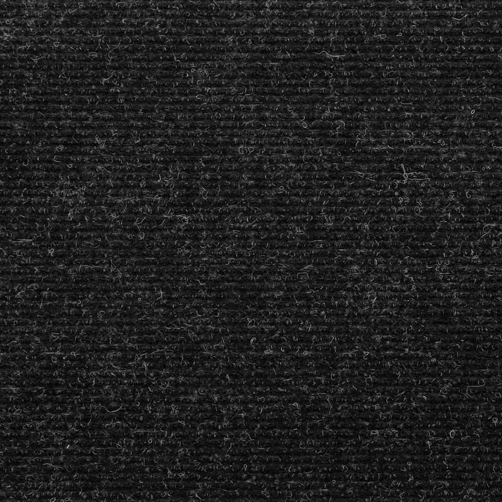 Samolepiace nášľapy na schody 15 ks 65x24,5x3,5 cm antracitové