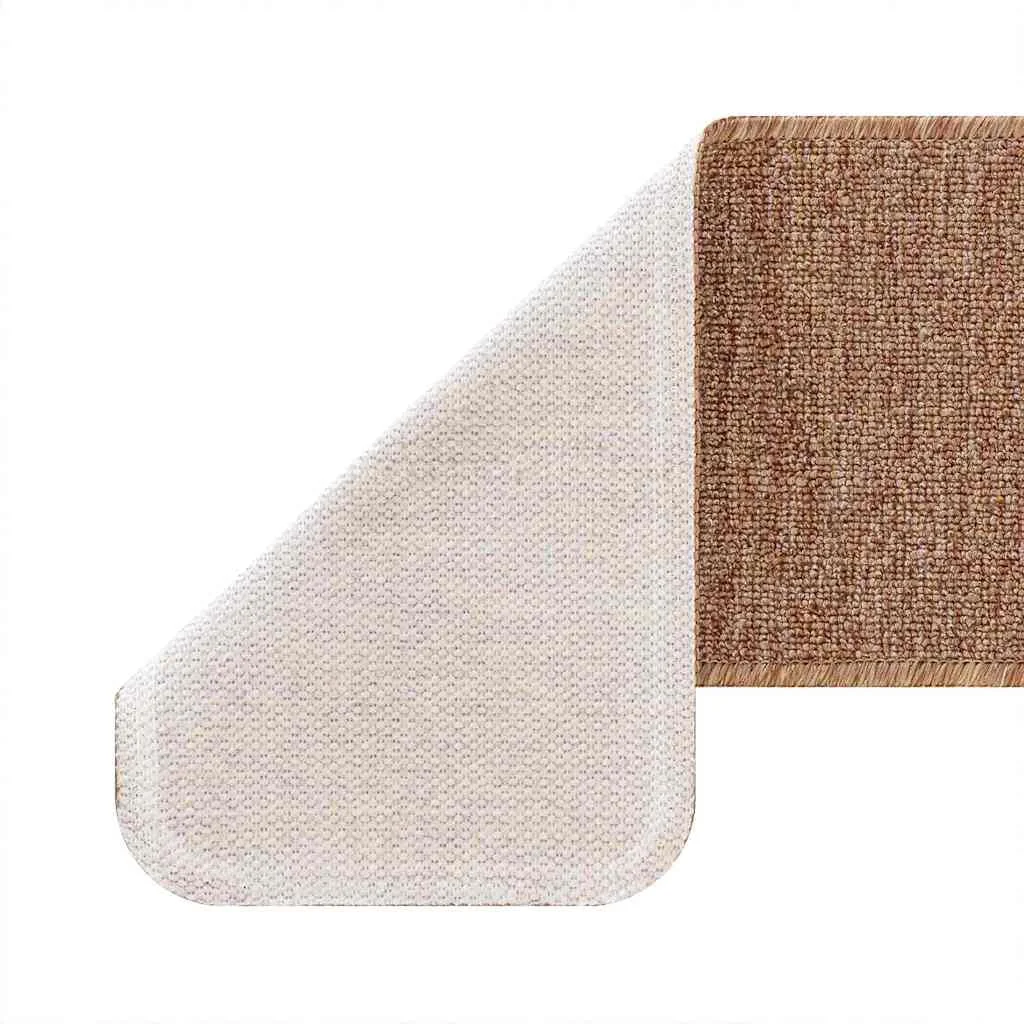 Protišmykové schodové rohože 15 pcs Žltá 75 x 20 cm PP