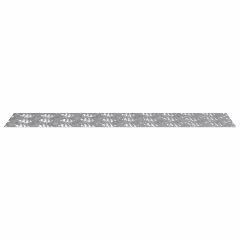 Šachovnicové dosky 2 pcs Strieborná 80 x 20 cm Hliník