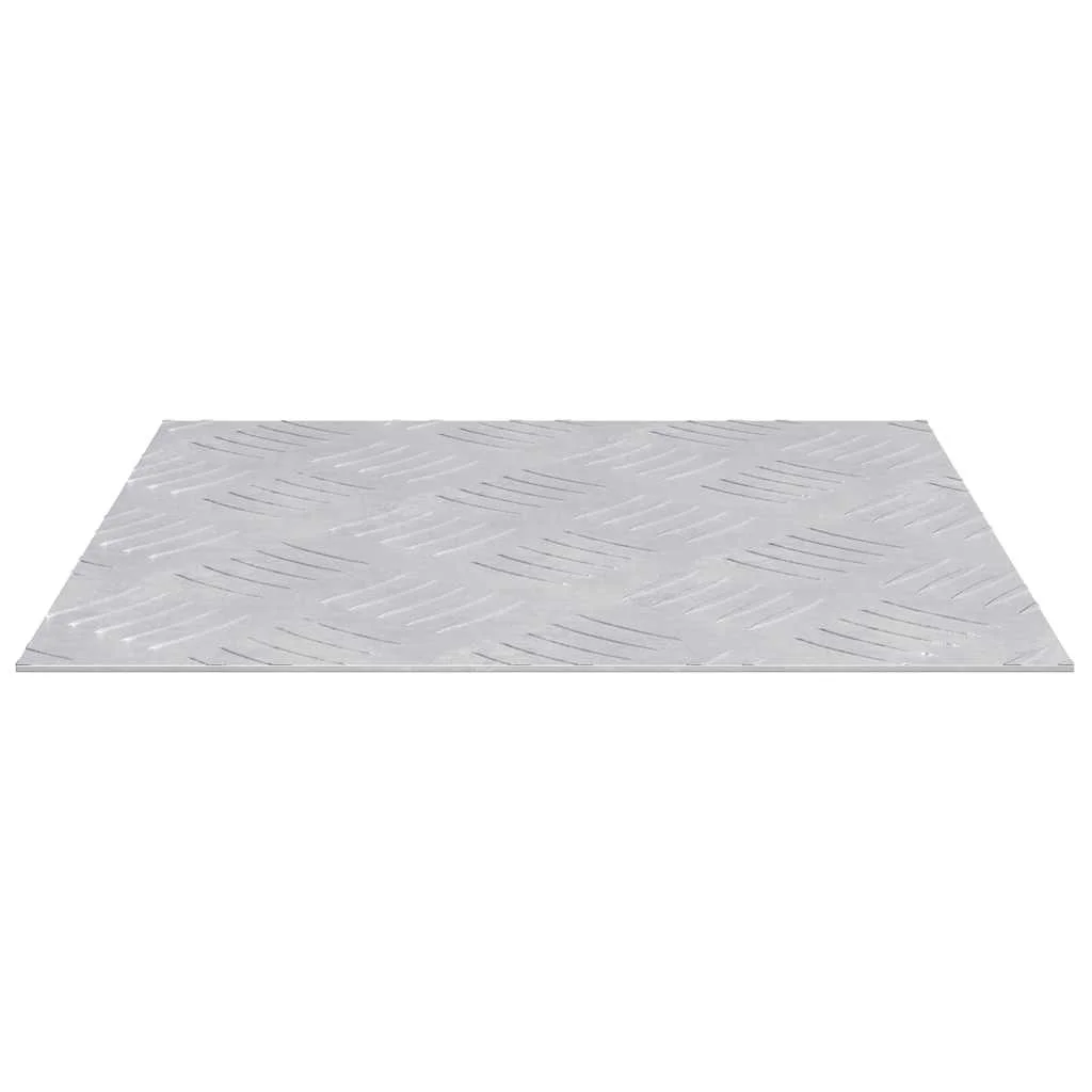 Šachovnicové dosky 4 pcs Strieborná 30 x 30 cm Hliník