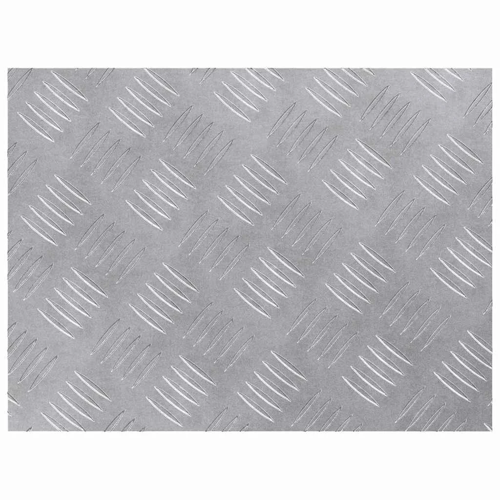 Šachovnicové dosky 4 pcs Strieborná 40 x 30 cm Hliník