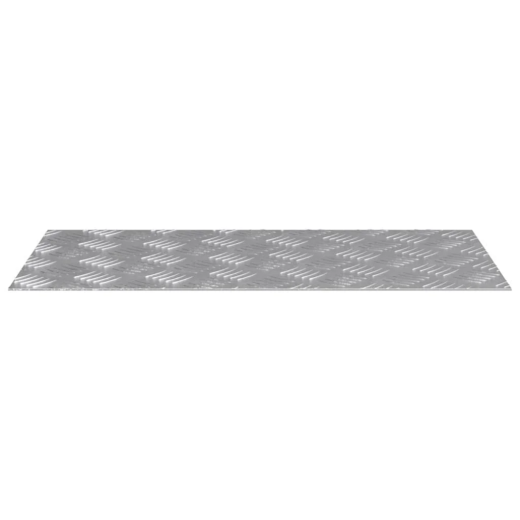 Šachovnicové dosky 2 pcs Strieborná 60 x 30 cm Hliník