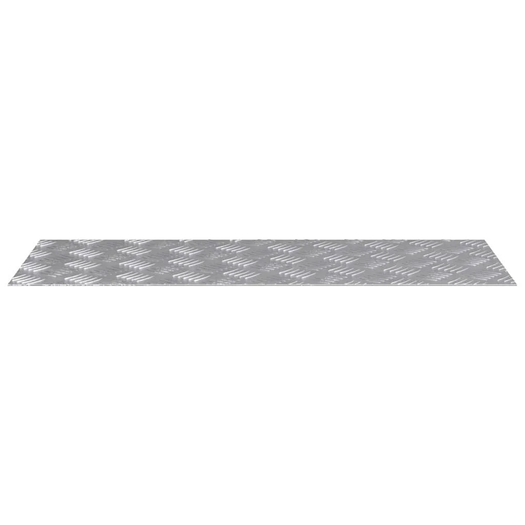 Šachovnicové dosky 2 pcs Strieborná 80 x 30 cm Hliník