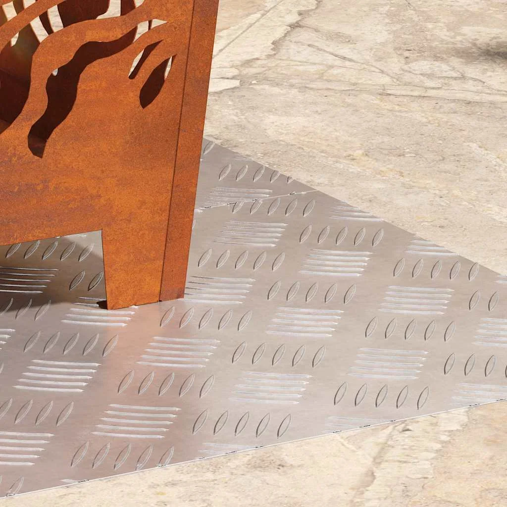 Šachovnicové dosky 2 pcs Strieborná 70 x 40 cm Hliník