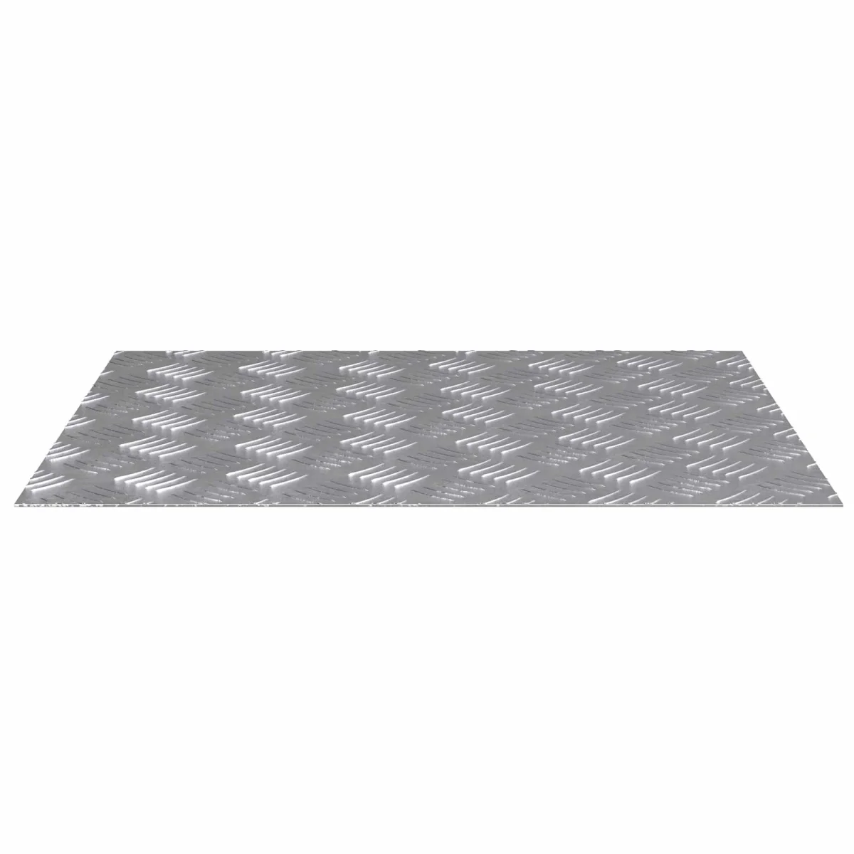 Šachovnicové dosky 4 pcs Strieborná 60 x 50 cm Hliník