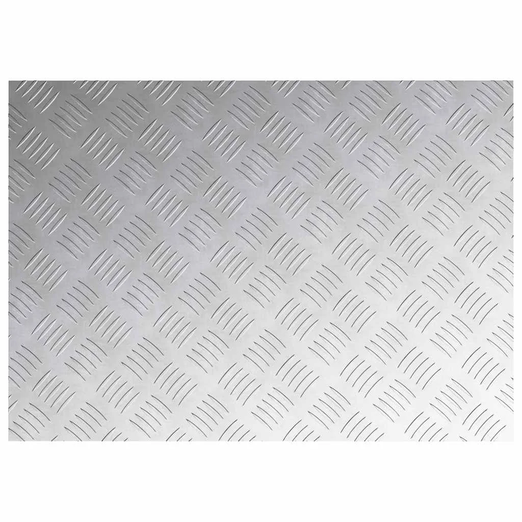 Šachovnicové dosky 2 pcs Strieborná 70 x 50 cm Hliník