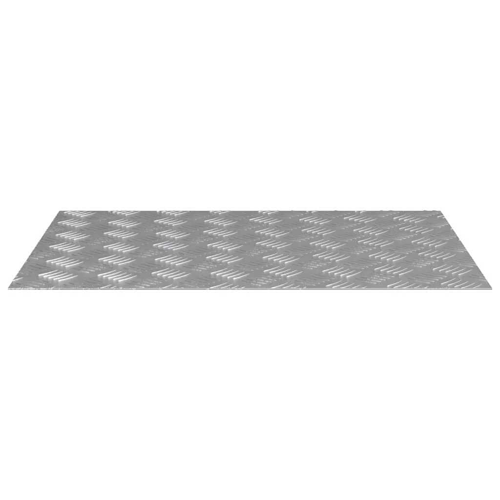 Šachovnicové dosky 4 pcs Strieborná 70 x 50 cm Hliník
