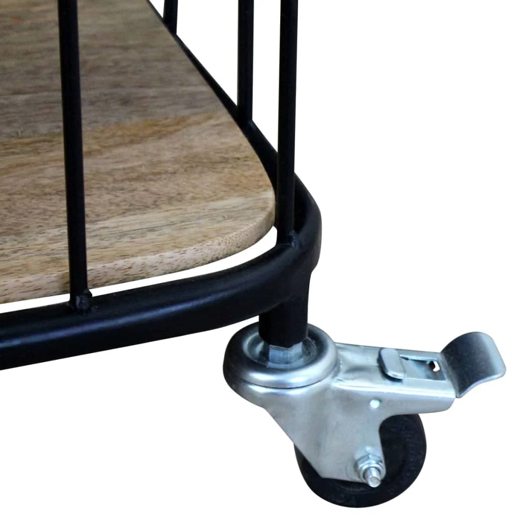 TV stolík z masívneho mangového dreva, 100x40x45 cm