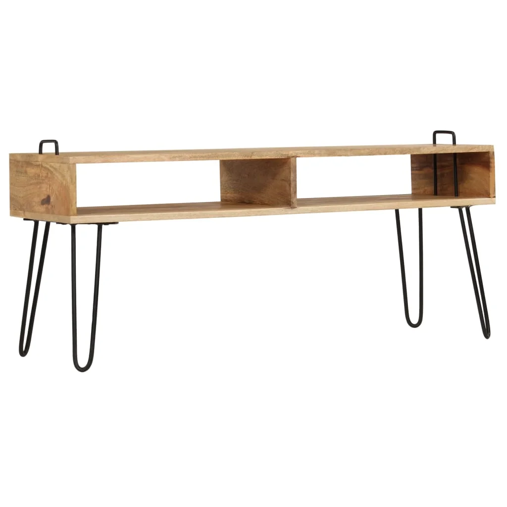 TV stolík z masívneho mangovníkového dreva 110x35x45 cm