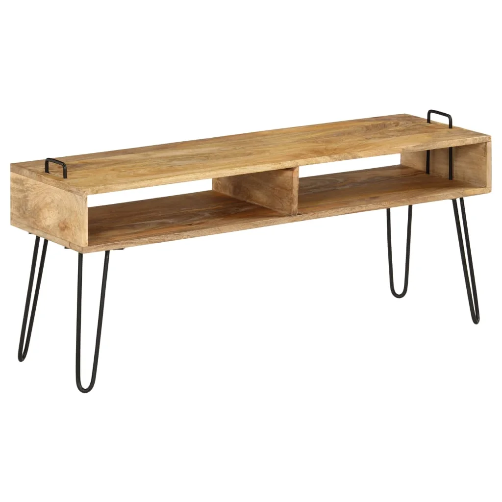 TV stolík z masívneho mangovníkového dreva 110x35x45 cm