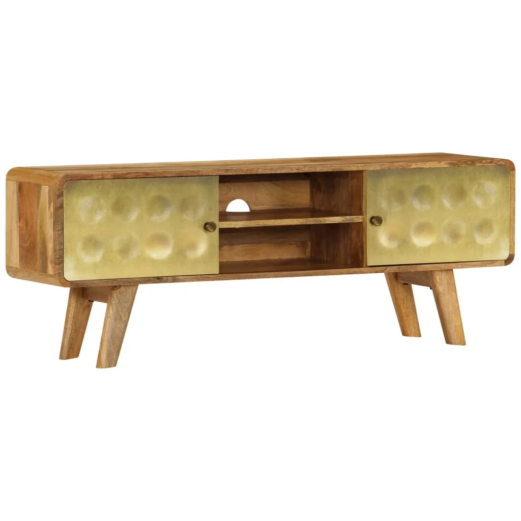 TV stolík z masívneho mangovníkového dreva 120x30x45 cm