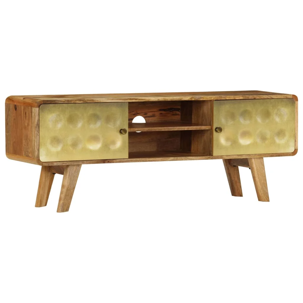 TV stolík z masívneho mangovníkového dreva 120x30x45 cm