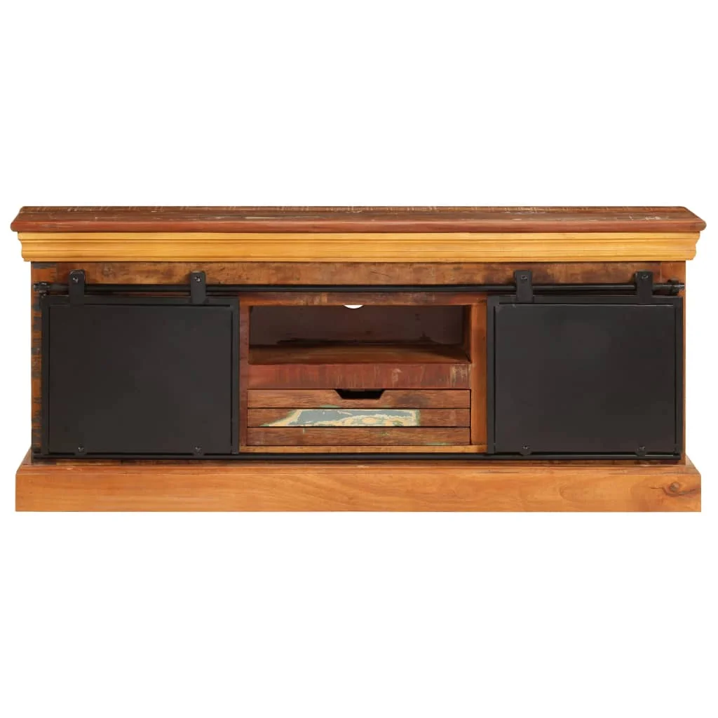 TV skrinka 110x30x45 cm, recyklovaný masív