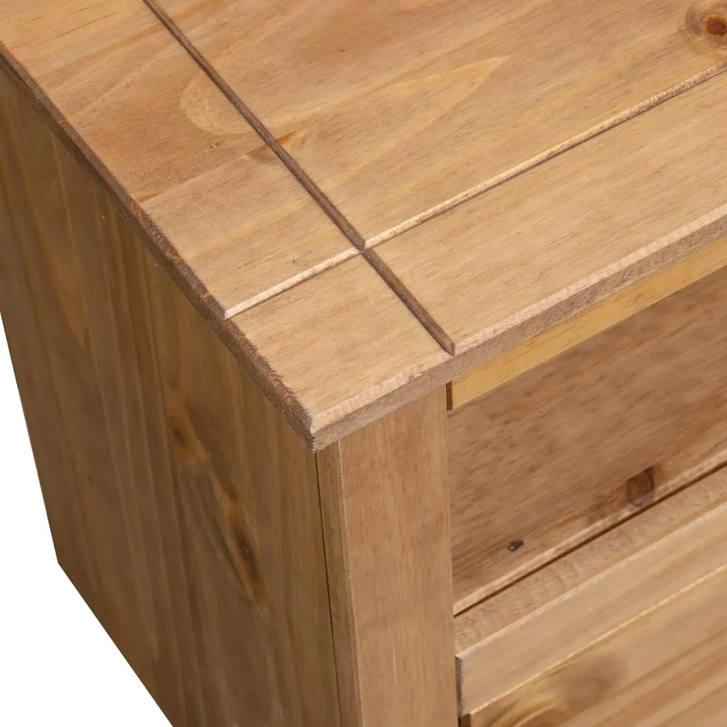 Rohová TV skrinka 93x49x49 cm borovicový masív Panama Range