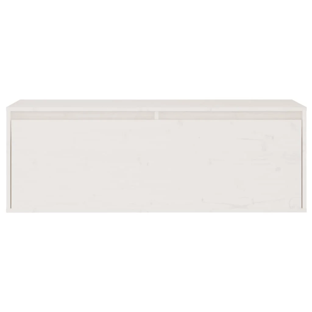 TV skrinky 2 ks biele masívna borovica