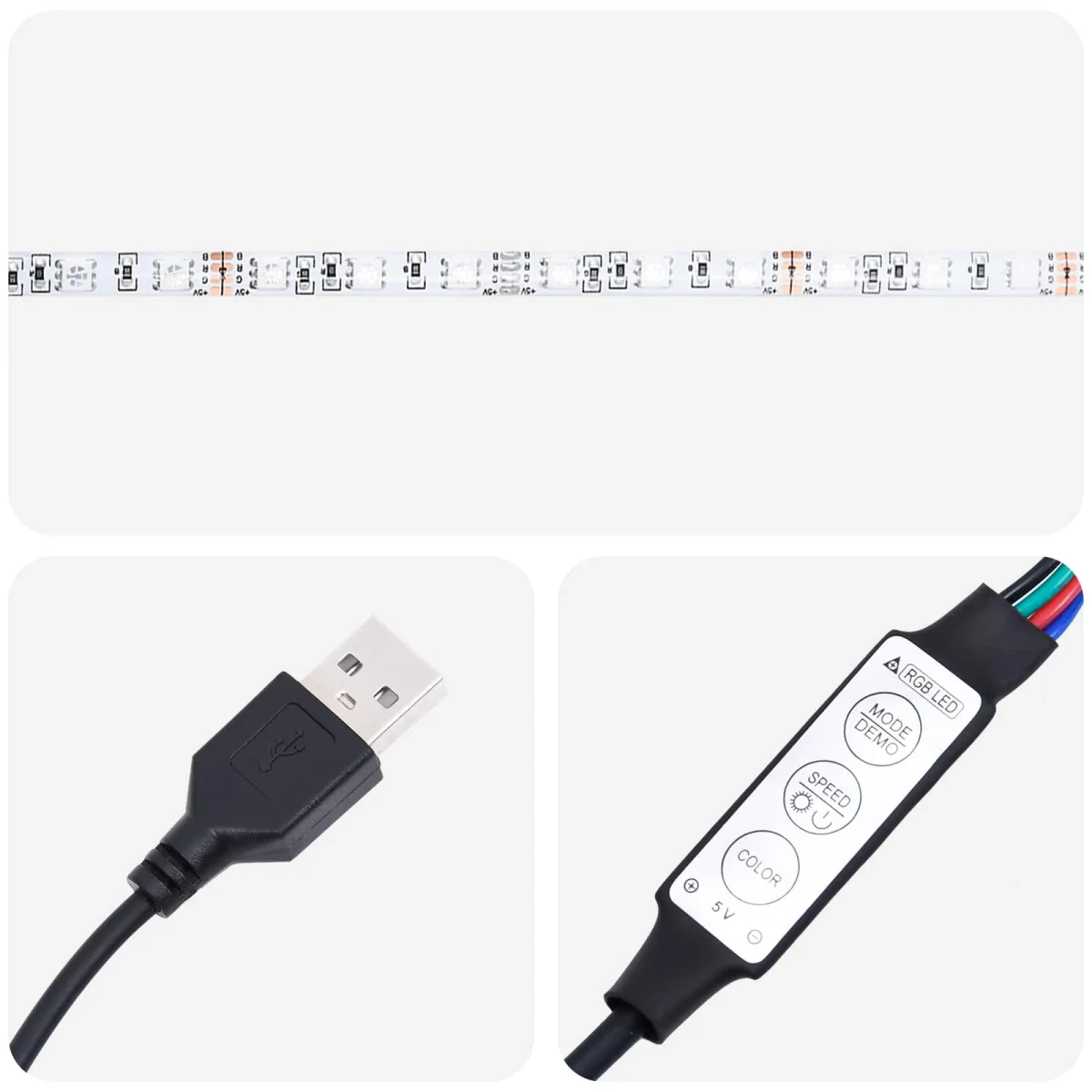 TV skrinka so svetlami LED diódy 8 pcs Remeselný dub Sklo