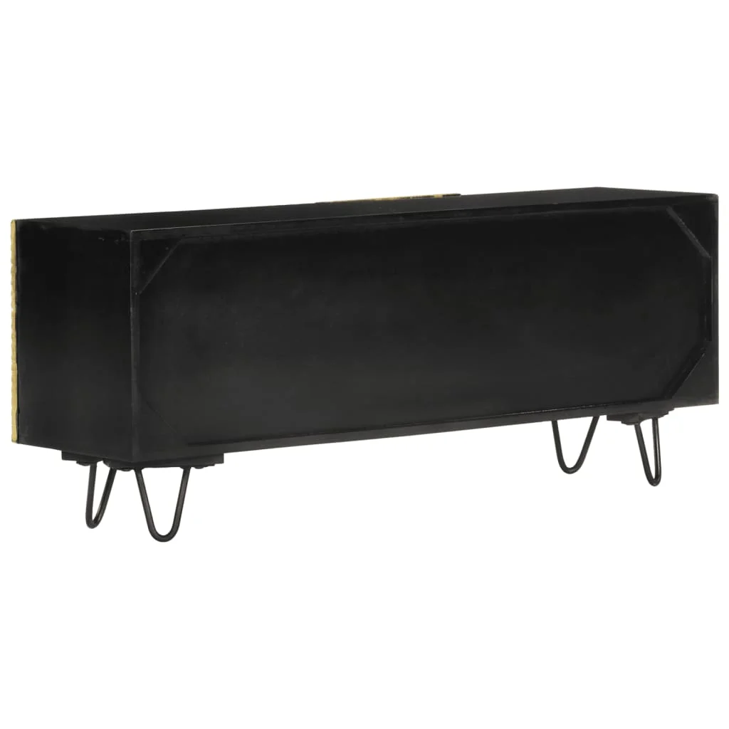 TV skrinka 110x30x45 cm masívne mangovníkové drevo